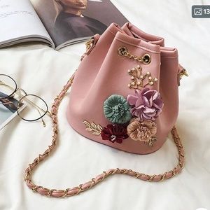 Brand NEW! Women Leather Drawstring Bucket Handbag Shoulder Bag Purses Crossbody